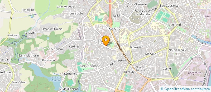 localisation de l'entreprise MONSIEUR ALY KANTAO  LORIENT