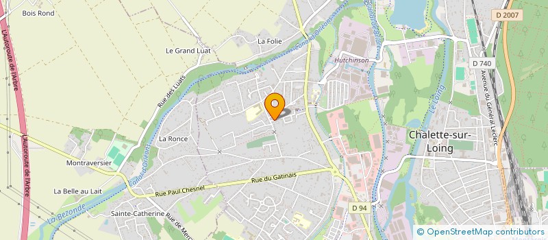 localisation de l'entreprise MONSIEUR ALY KOURAUMA à CHALETTE-SUR-LOING