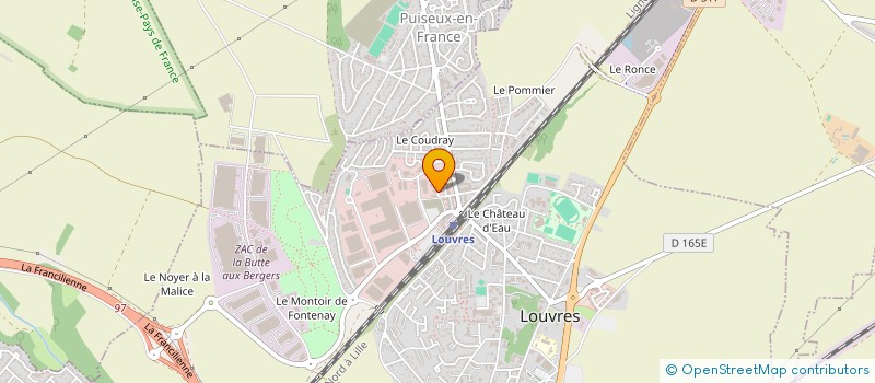 localisation de l'entreprise MONSIEUR ALY MOHAMAD  LOUVRES