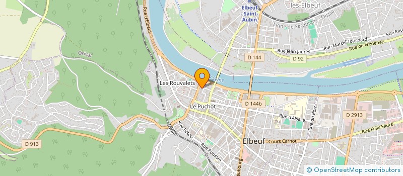 localisation de l'entreprise MONSIEUR ALY NDIAYE  ELBEUF