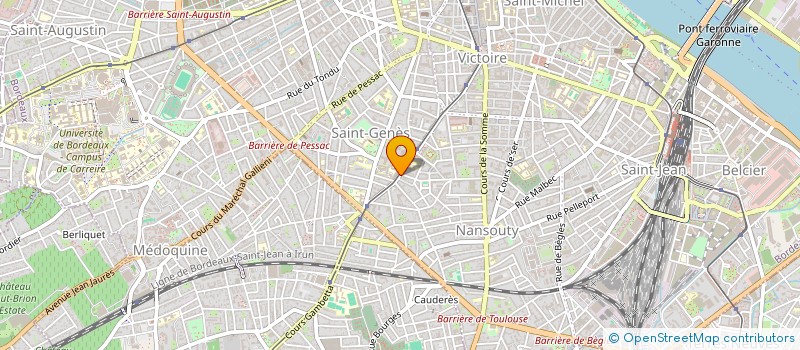 localisation de l'entreprise MONSIEUR ALY OUATTARA  BORDEAUX