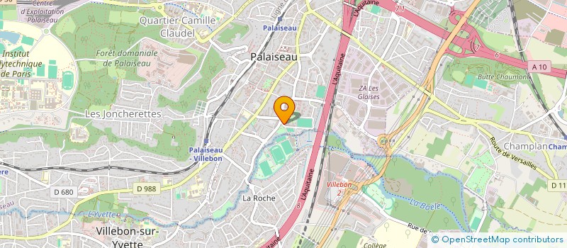 localisation de l'entreprise MONSIEUR ALY SOUMAORO  PALAISEAU