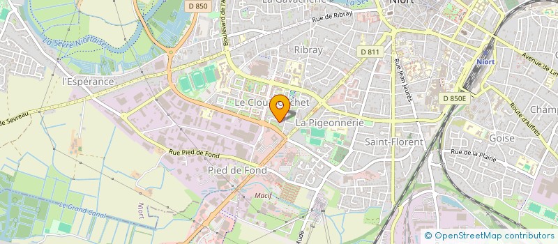 localisation de l'entreprise MONSIEUR ALYA KABA  NIORT