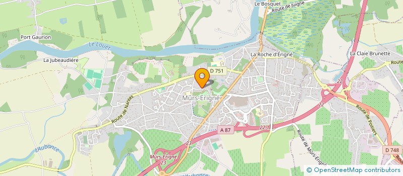 localisation de l'entreprise MONSIEUR ALYA THIAM  MURS-ERIGNE