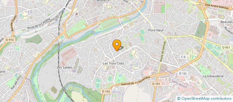 localisation de l'entreprise MONSIEUR ALYAN BOUNEAU  POITIERS