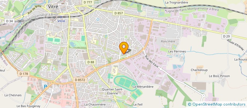 localisation de l'entreprise MONSIEUR ALYAS SMOQI  VITRE