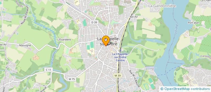 localisation de l'entreprise MONSIEUR ALZITOUNI BOUSSAA  LA CHAPELLE-SUR-ERDRE