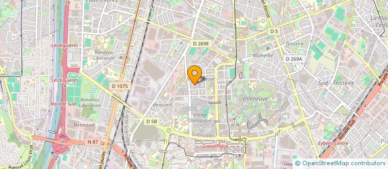 localisation de l'entreprise MONSIEUR AMA BARRY à GRENOBLE