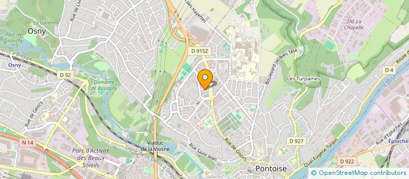 localisation de l'entreprise MONSIEUR AMAD UDDIN  PONTOISE