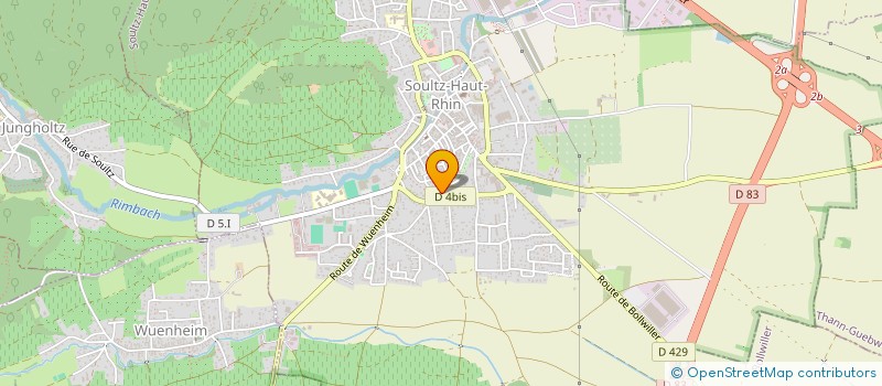 localisation de l'entreprise MONSIEUR AMADEO GROSS  SOULTZ-HAUT-RHIN