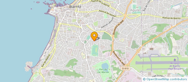localisation de l'entreprise MONSIEUR AMADEO OUADAH à BIARRITZ