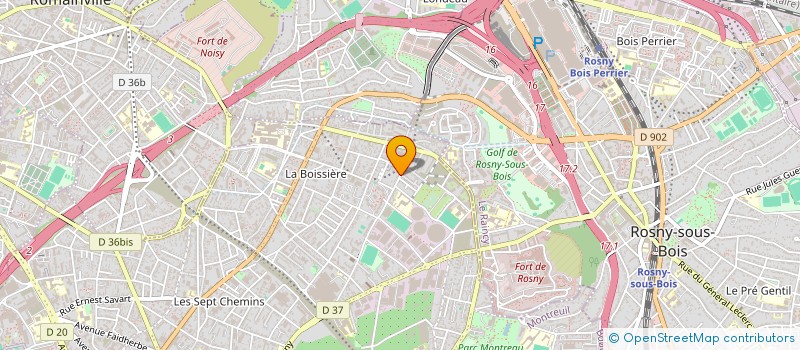 localisation de l'entreprise MONSIEUR AMADEU BATISTA à MONTREUIL