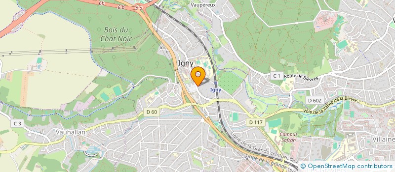 localisation de l'entreprise MONSIEUR AMADEU MARINHO PONTEIRA à IGNY