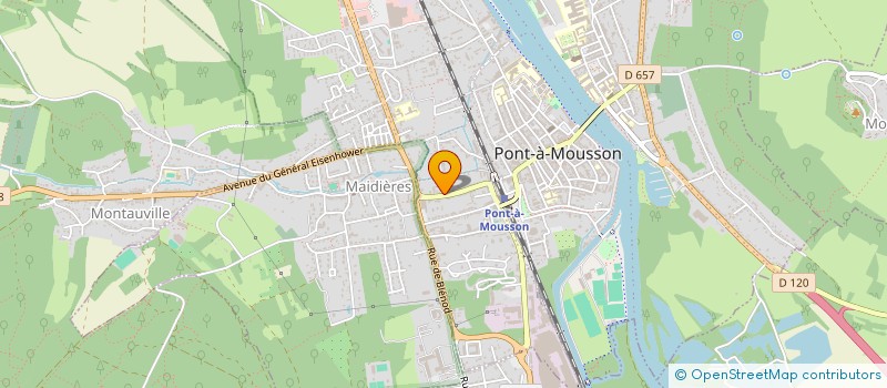 localisation de l'entreprise MONSIEUR AMADEU SILVA MONTEIRO  PONT-A-MOUSSON