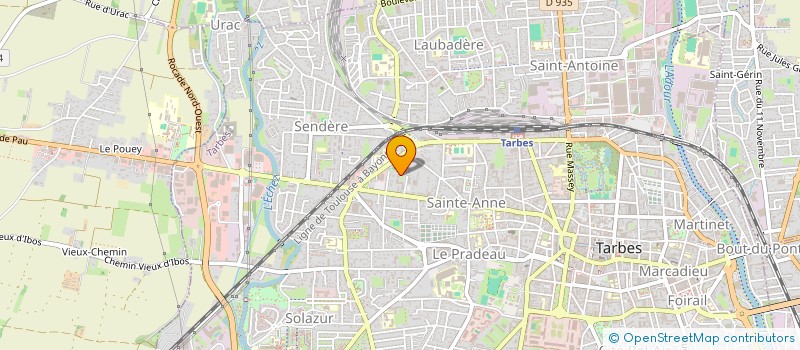 localisation de l'entreprise MONSIEUR AMADI BAH  TARBES