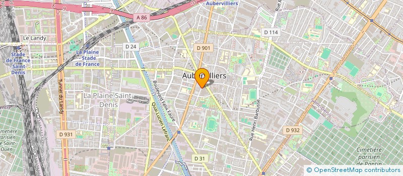 localisation de l'entreprise MONSIEUR AMADOR ALONSO-FRAILLE à AUBERVILLIERS