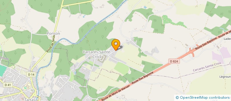 localisation de l'entreprise MONSIEUR AMADOR CARRASCO HERREROS  CARCARES-SAINTE-CROIX