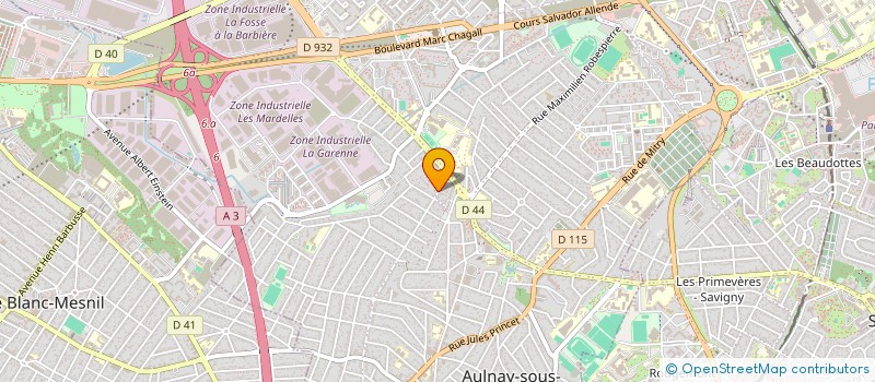 localisation de l'entreprise MONSIEUR AMADOR CRIBOS à AULNAY-SOUS-BOIS