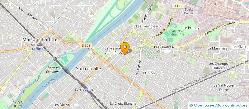 localisation de l'entreprise MONSIEUR AMADOR FERNANDES  SARTROUVILLE