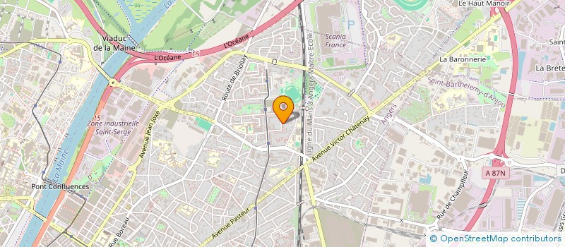 localisation de l'entreprise MONSIEUR AMADOU BA à ANGERS