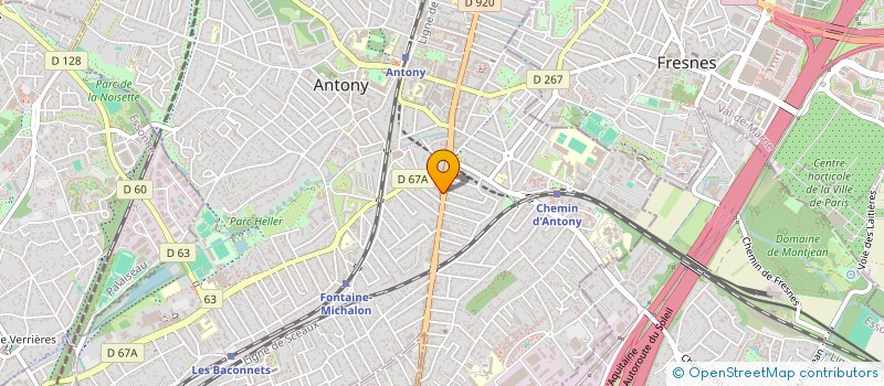 localisation de l'entreprise MONSIEUR AMADOU BAH à ANTONY