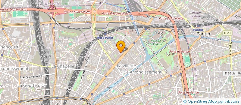 localisation de l'entreprise MONSIEUR AMADOU BAH  PARIS