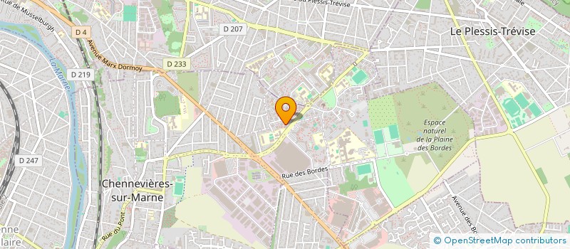 localisation de l'entreprise MONSIEUR AMADOU BAH  CHENNEVIERES-SUR-MARNE