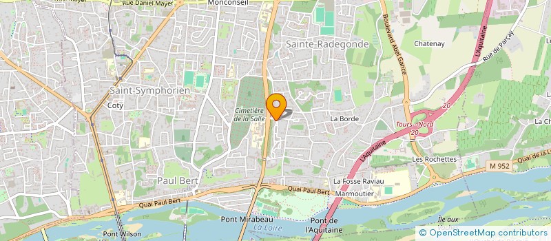 localisation de l'entreprise MONSIEUR AMADOU BAH  TOURS