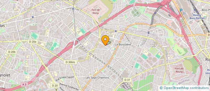 localisation de l'entreprise MONSIEUR AMADOU BAH à MONTREUIL