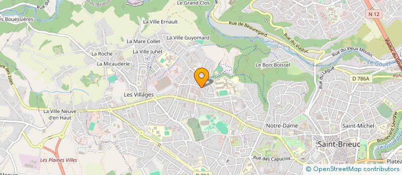 localisation de l'entreprise MONSIEUR AMADOU BAH à SAINT-BRIEUC