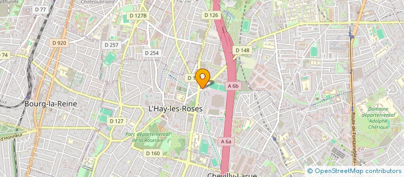 localisation de l'entreprise MONSIEUR AMADOU BAH  L'HAY-LES-ROSES