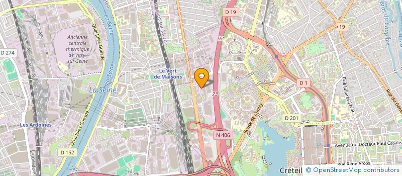 localisation de l'entreprise MONSIEUR AMADOU BAH  CRETEIL