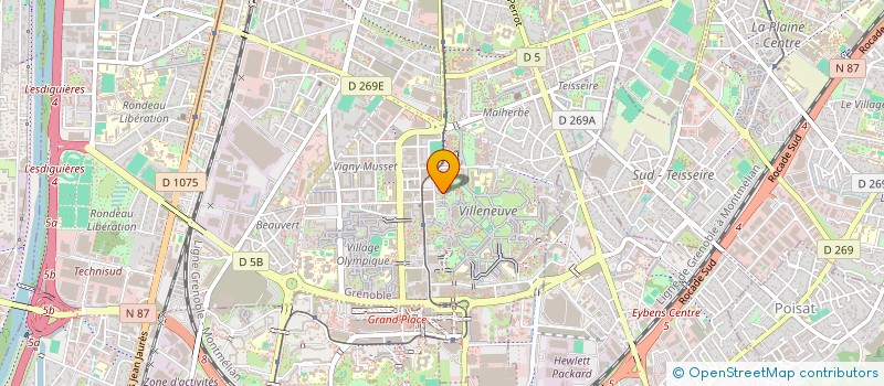 localisation de l'entreprise MONSIEUR AMADOU BAH  GRENOBLE