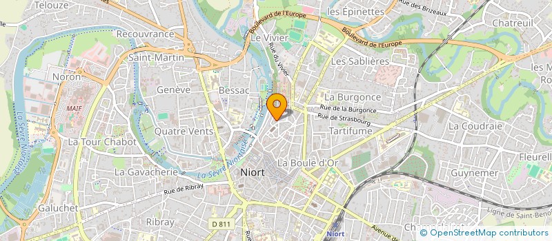 localisation de l'entreprise MONSIEUR AMADOU BAH  NIORT