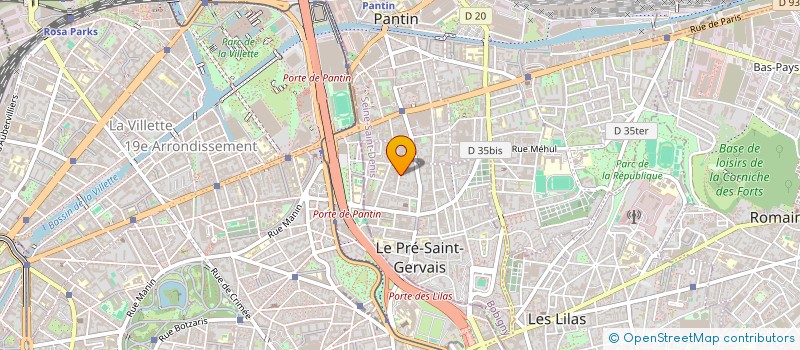 localisation de l'entreprise MONSIEUR AMADOU BAILO DIALLO à LE PRE-SAINT-GERVAIS