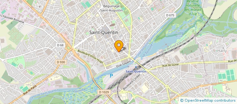 localisation de l'entreprise MONSIEUR AMADOU BALDE à SAINT-QUENTIN