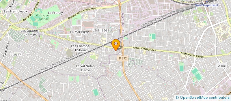 localisation de l'entreprise MONSIEUR AMADOU BALDE à SARTROUVILLE