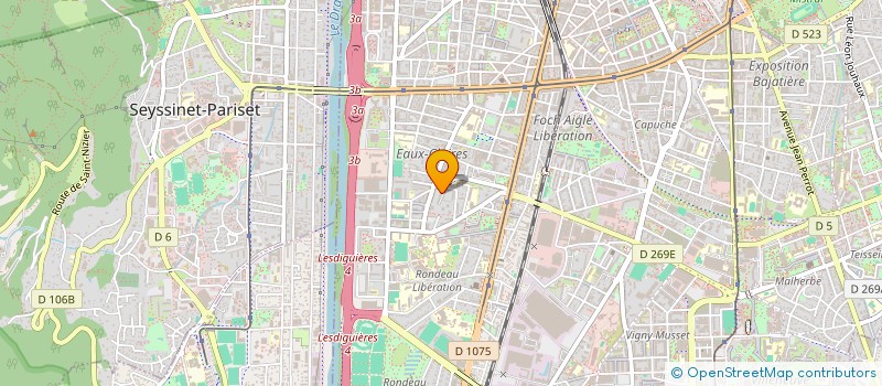 localisation de l'entreprise MONSIEUR AMADOU BAOUDOU KAKE  GRENOBLE