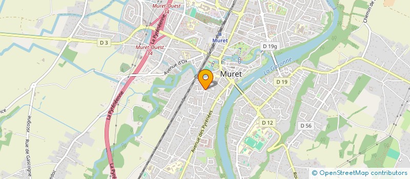 localisation de l'entreprise MONSIEUR AMADOU BARRY  MURET