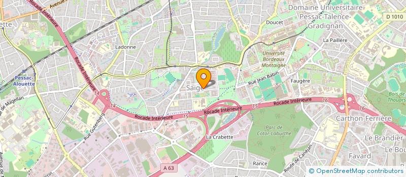 localisation de l'entreprise MONSIEUR AMADOU BARRY  PESSAC