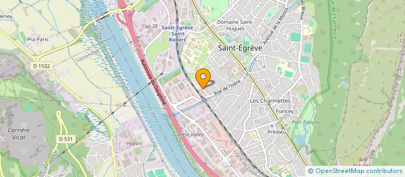 localisation de l'entreprise MONSIEUR AMADOU BARRY  SAINT-EGREVE