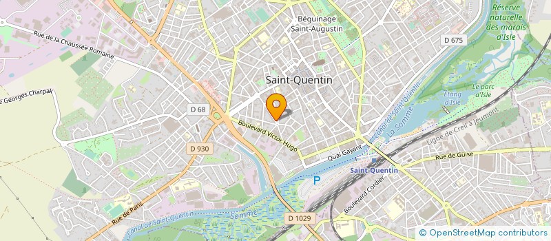 localisation de l'entreprise MONSIEUR AMADOU CAMARA à SAINT-QUENTIN