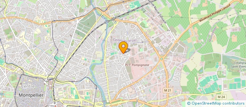 localisation de l'entreprise MONSIEUR AMADOU CAMARA à MONTPELLIER