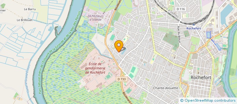 localisation de l'entreprise MONSIEUR AMADOU CAMARA  ROCHEFORT