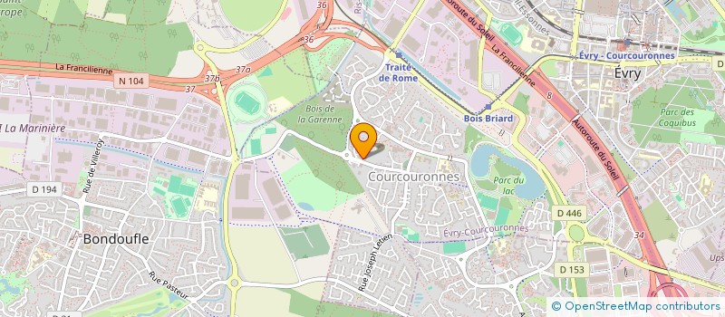 localisation de l'entreprise MONSIEUR AMADOU CONDE  EVRY-COURCOURONNES