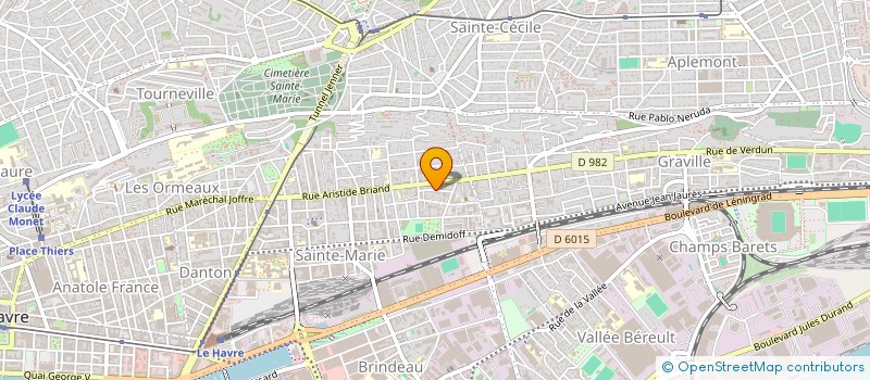 localisation de l'entreprise MONSIEUR AMADOU DEMBELE  LE HAVRE