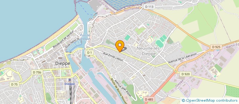 localisation de l'entreprise MONSIEUR AMADOU DIA  DIEPPE