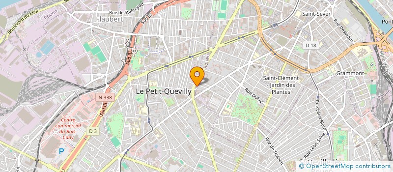 localisation de l'entreprise MONSIEUR AMADOU DIA  LE PETIT-QUEVILLY