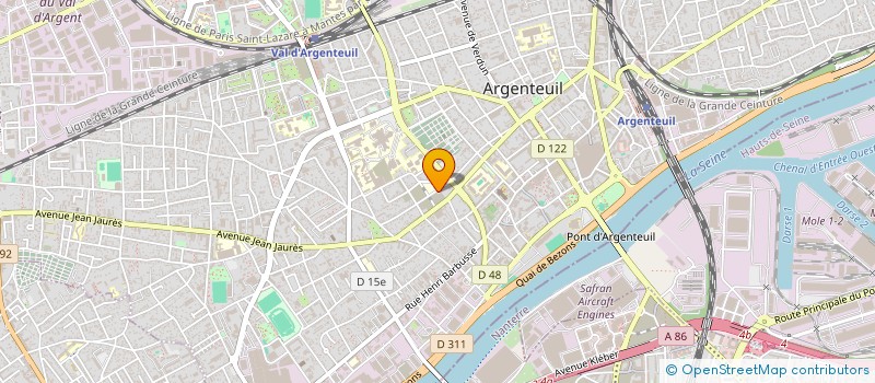 localisation de l'entreprise MONSIEUR AMADOU DIACKO à ARGENTEUIL