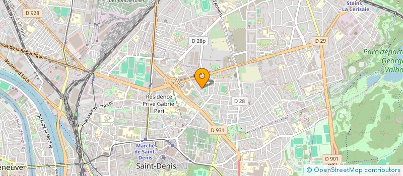 localisation de l'entreprise MONSIEUR AMADOU DIALLO à SAINT DENIS